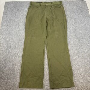 Vintage US Military Jeans Mens 38 (34x33) Green‎ Flame Resistant Aramid FR 80s
